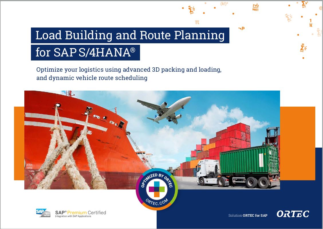 ORTEC Load Building and Route Planning for SAP S4HANA_Broschure