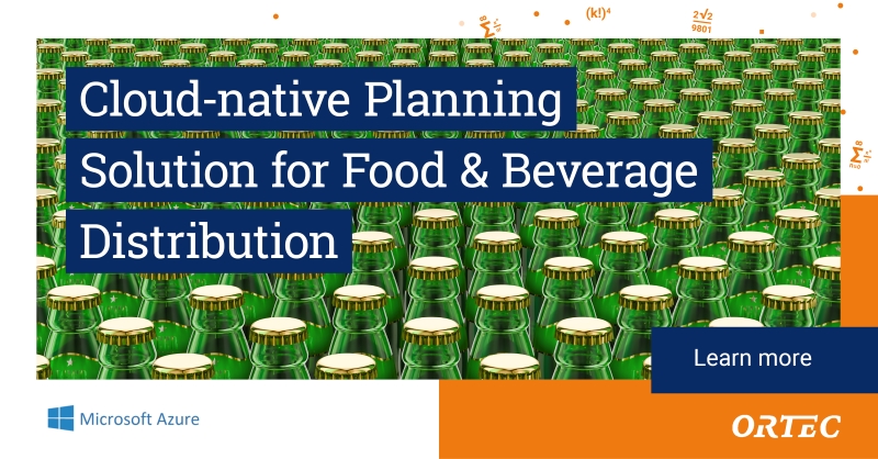 ORTEC Cloud nativ planning Solution for Food & Beverage Distribution_Logitics Software